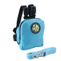 4 in 1 pet dog backpack harness and leash set soft webbing dog harness